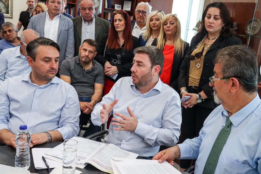 Δήμος Νεάπολης-Συκεών: Στο κοινωνικό κράτος επικεντρώθηκε η  συνάντηση Ανδρουλάκη-Δανιηλίδη