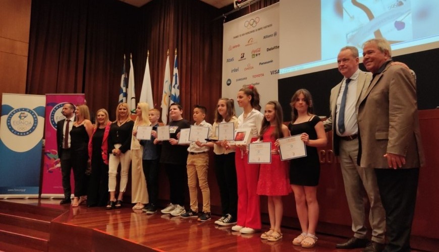 Τα βραβεία της Ελληνικής Επιτροπής PIERRE DE COUBERTIN στα “χρυσά παιδιά” των 15ου & 17ου Δημοτικών Σχολείων Κατερίνης